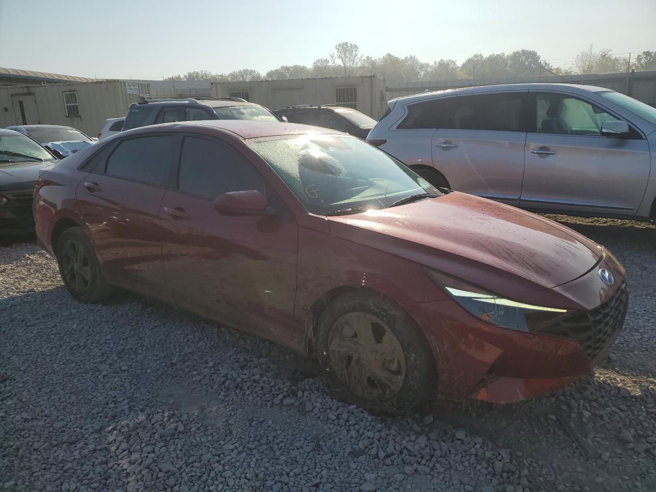 2023 Hyundai Elantra VIN KMHLM4AG1PU583715 Copart auction photo, front end damage thumbnail 4