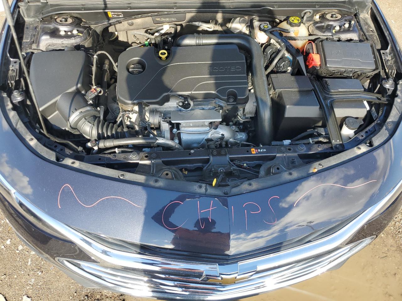 2022 Chevrolet Malibu VIN 1G1ZD5ST2NF177467 Copart auction photo, side / undercarriage damage thumbnail 11