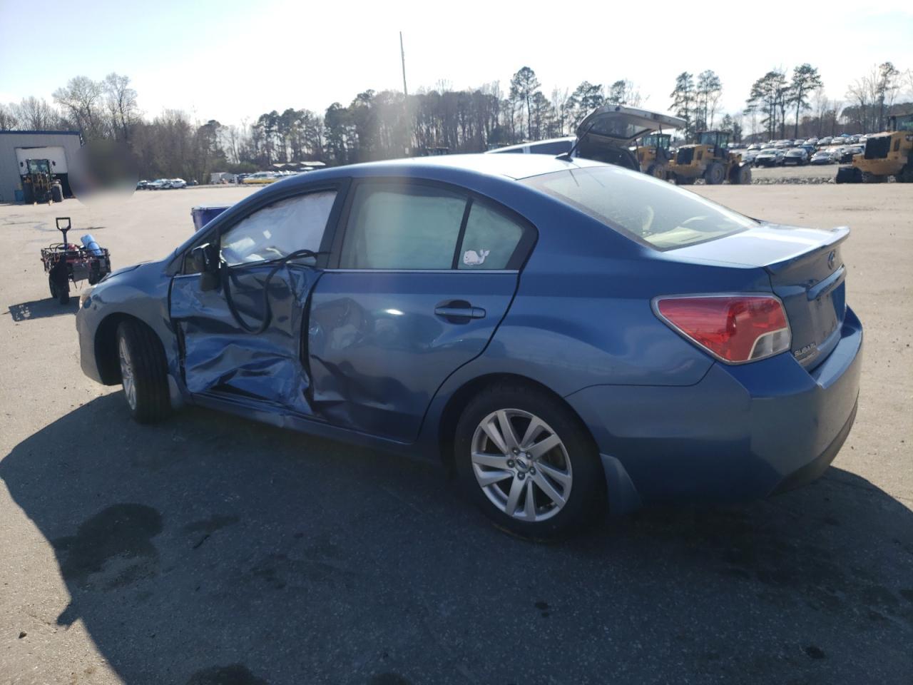 2015 Subaru Impreza VIN JF1GJAC6XFH019091 Copart auction photo, side / front end damage thumbnail 2