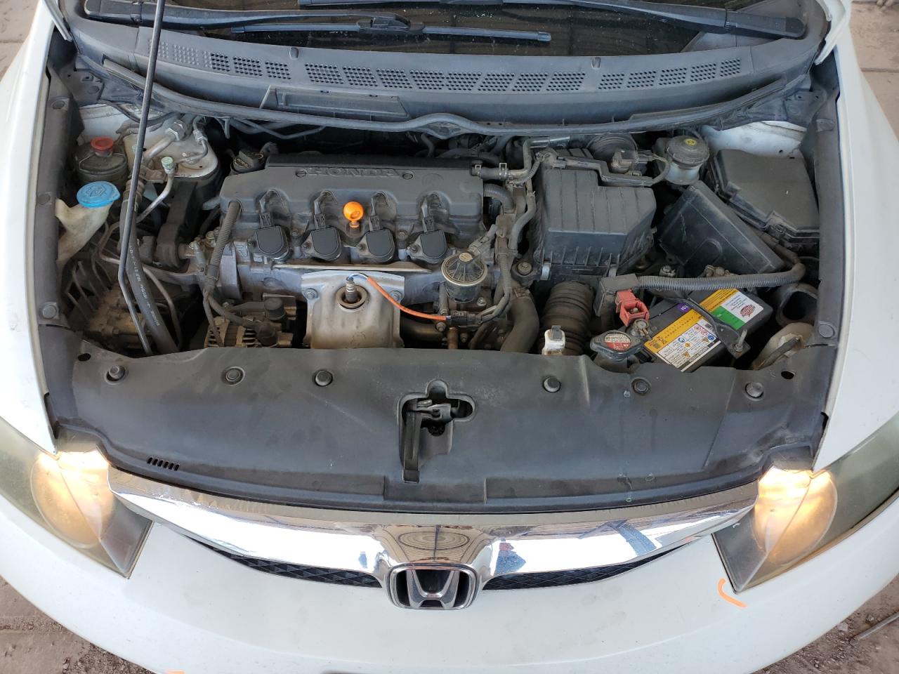 2009 Honda Civic VIN 2HGFA16519H339473 Copart auction photo, undercarriage / front end damage thumbnail 11