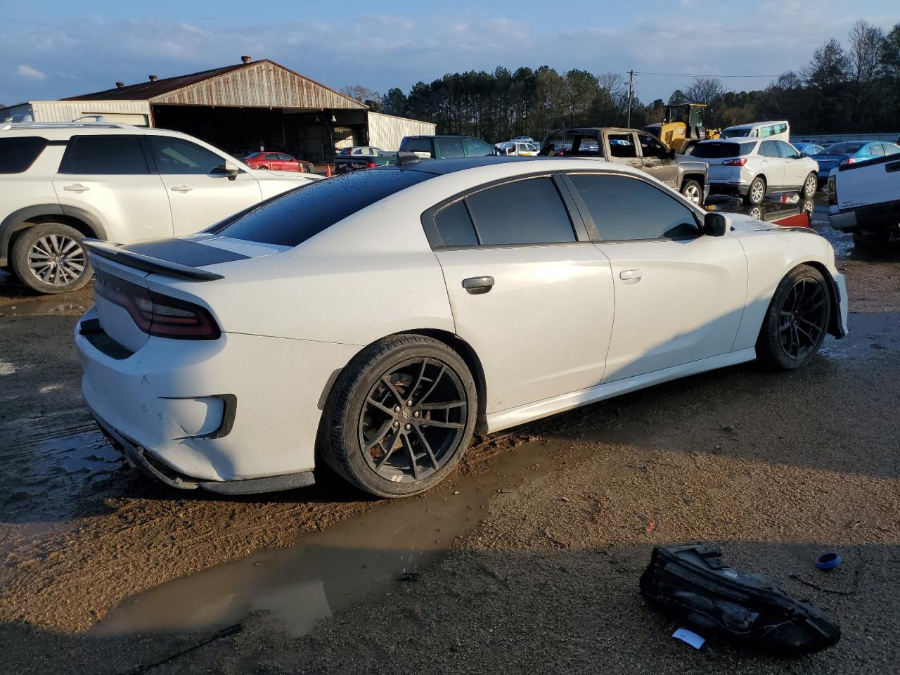 2019 Dodge Charger VIN 2C3CDXGJ6KH599353 Copart auction photo, front end damage thumbnail 3