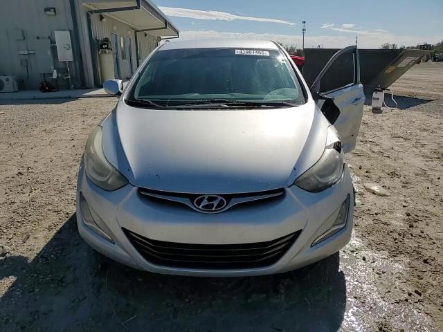 2015 Hyundai Elantra VIN 5NPDH4AE6FH554537 Copart auction photo, side damage thumbnail 13