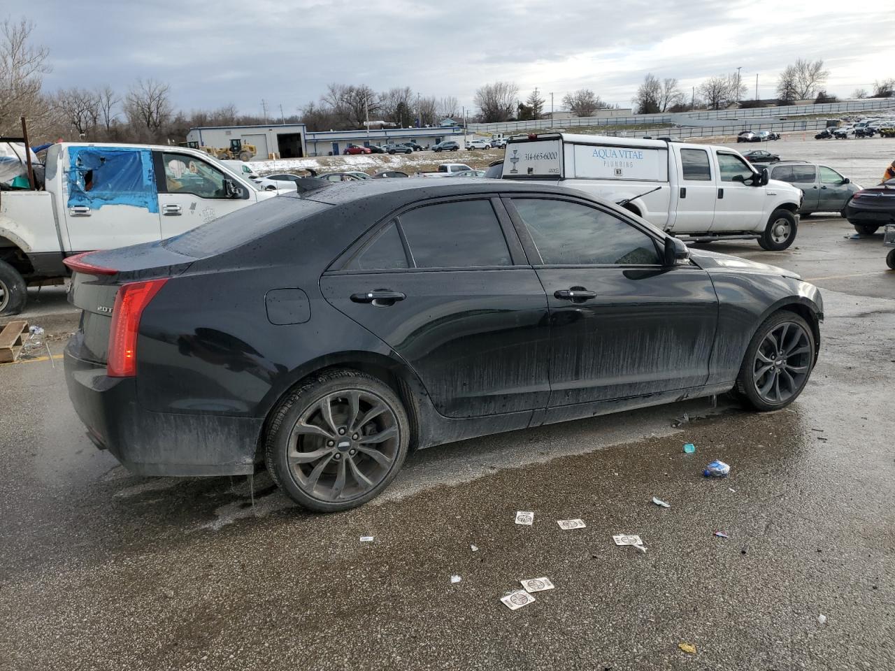 2016 Cadillac ATS VIN 1G6AH5RX4G0196371 Copart auction photo, all over damage thumbnail 3