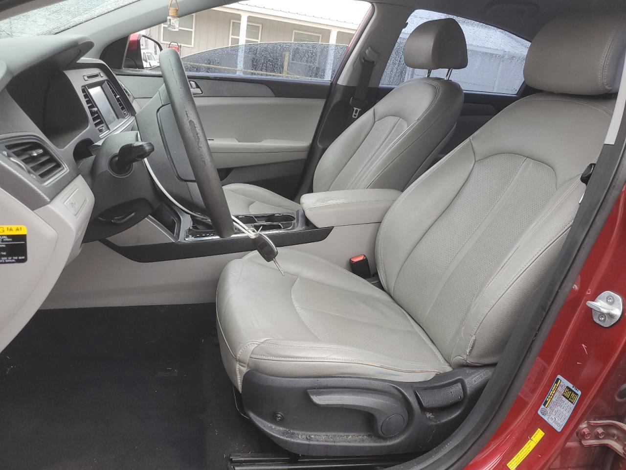 2016 Hyundai Sonata VIN 5NPE24AF1GH324646 Copart auction photo, front end / side damage thumbnail 7