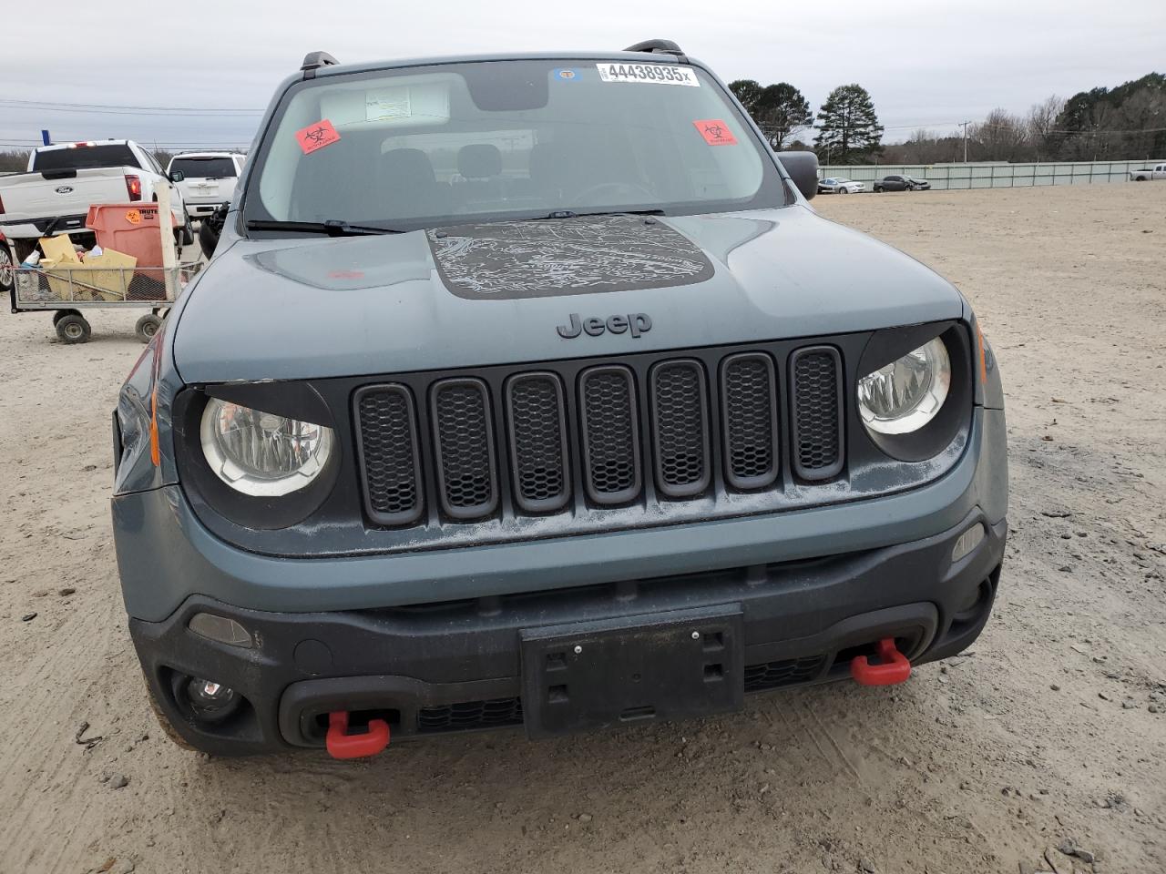 2017 Jeep Renegade VIN ZACCJBCB5HPE86815 Copart auction photo, side / front end damage thumbnail 5