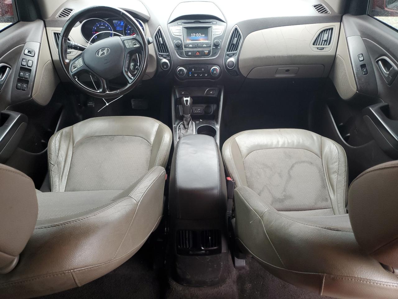 2015 Hyundai Tucson VIN KM8JU3AG7FU012598 Copart auction photo, rear end damage thumbnail 8