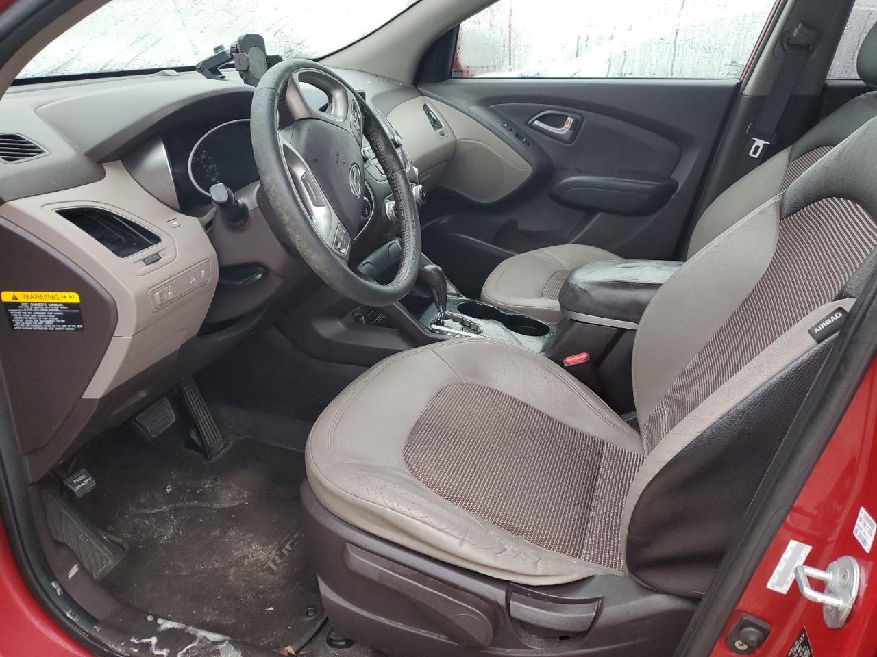 2012 Hyundai Tucson VIN KM8JU3AC4CU374848 Copart auction photo, front end / minor dent/scratches damage thumbnail 7