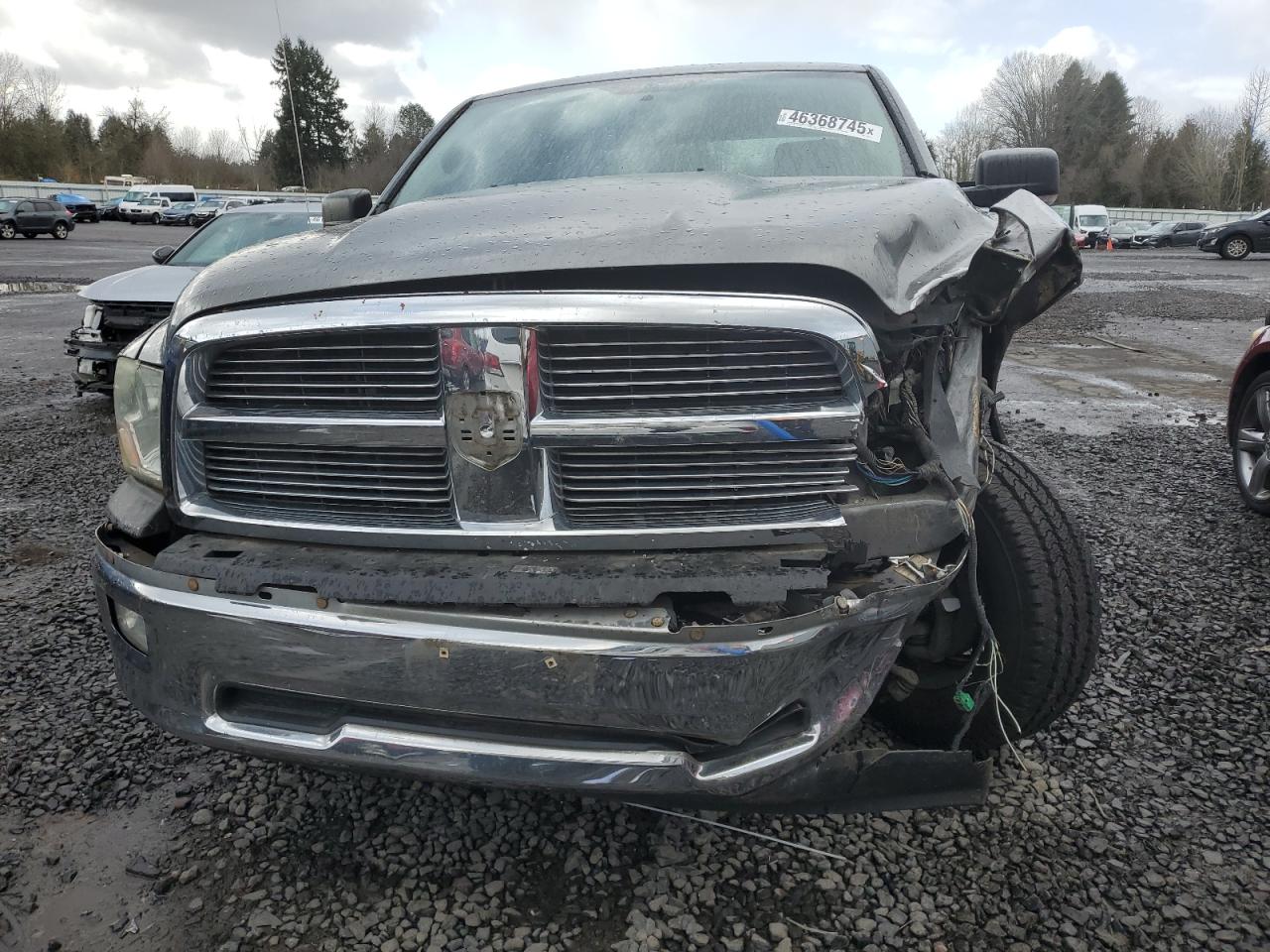 2009 Dodge RAM VIN 1D3HV18T59S808491 Copart auction photo, front end / undercarriage damage thumbnail 5