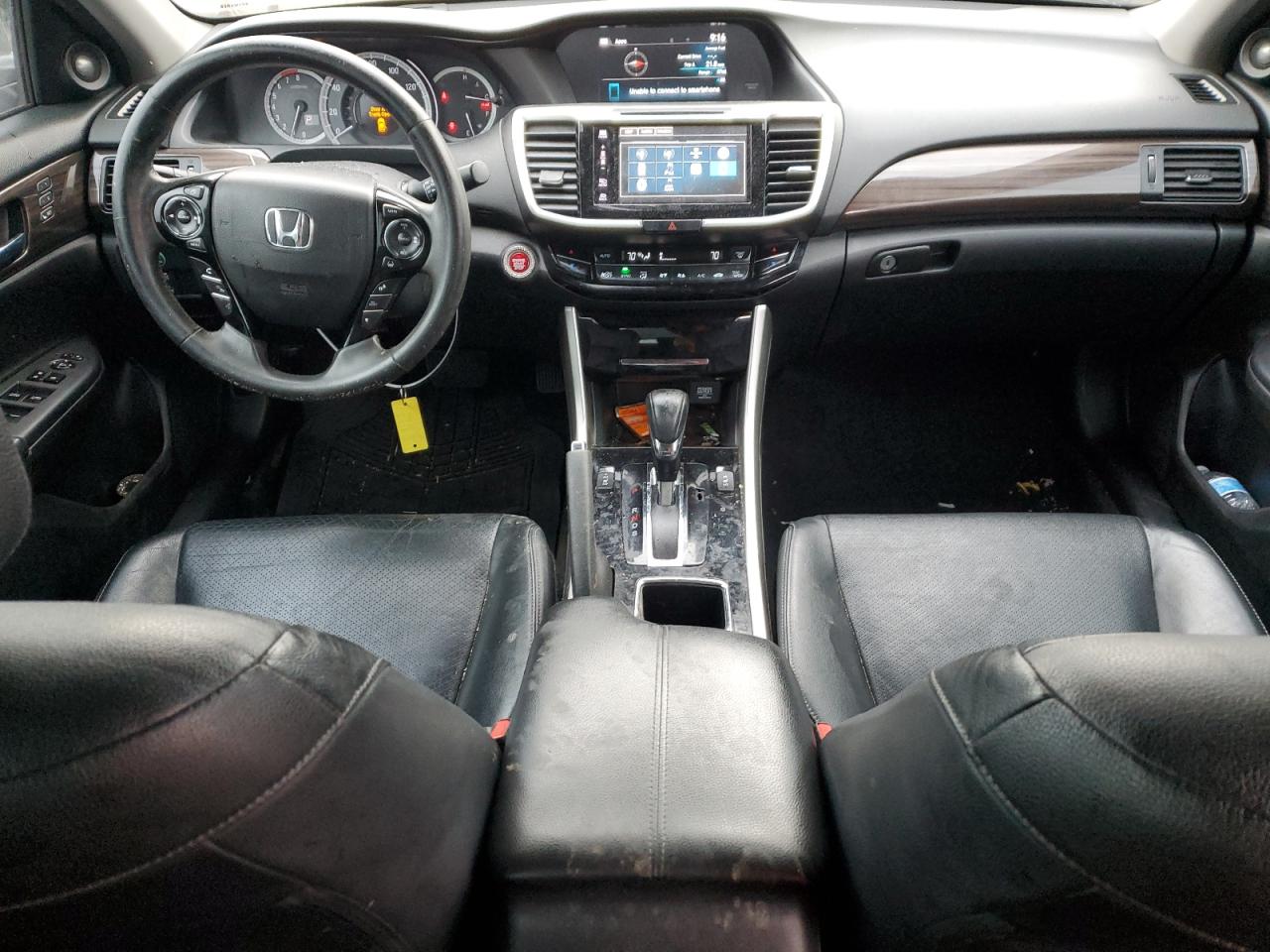 2017 Honda Accord VIN 1HGCR3F01HA017487 Copart auction photo, rear end / side damage thumbnail 8