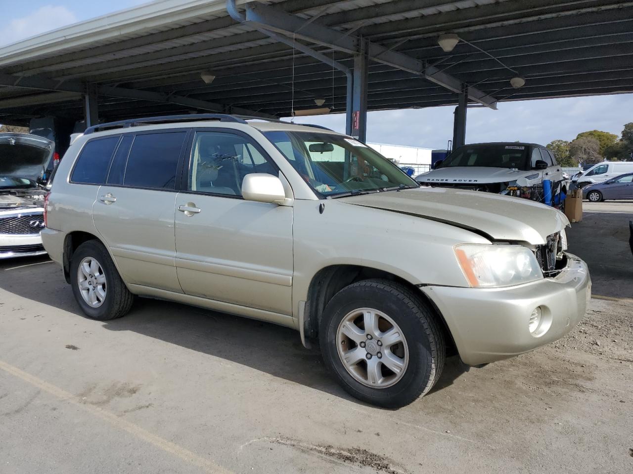 2003 Toyota Highlander VIN JTEGF21A530092304 Copart auction photo, front end damage thumbnail 4