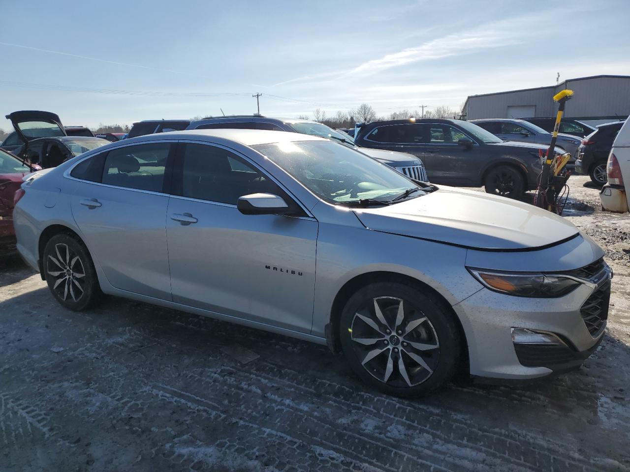 2021 Chevrolet Malibu VIN 1G1ZG5ST6MF019820 Copart auction photo, side damage thumbnail 4