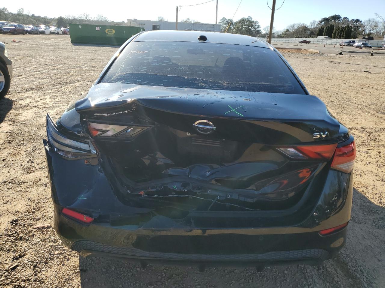 2020 Nissan Sentra VIN 3N1AB8CV1LY217221 Copart auction photo, rear end / minor dent/scratches damage thumbnail 6