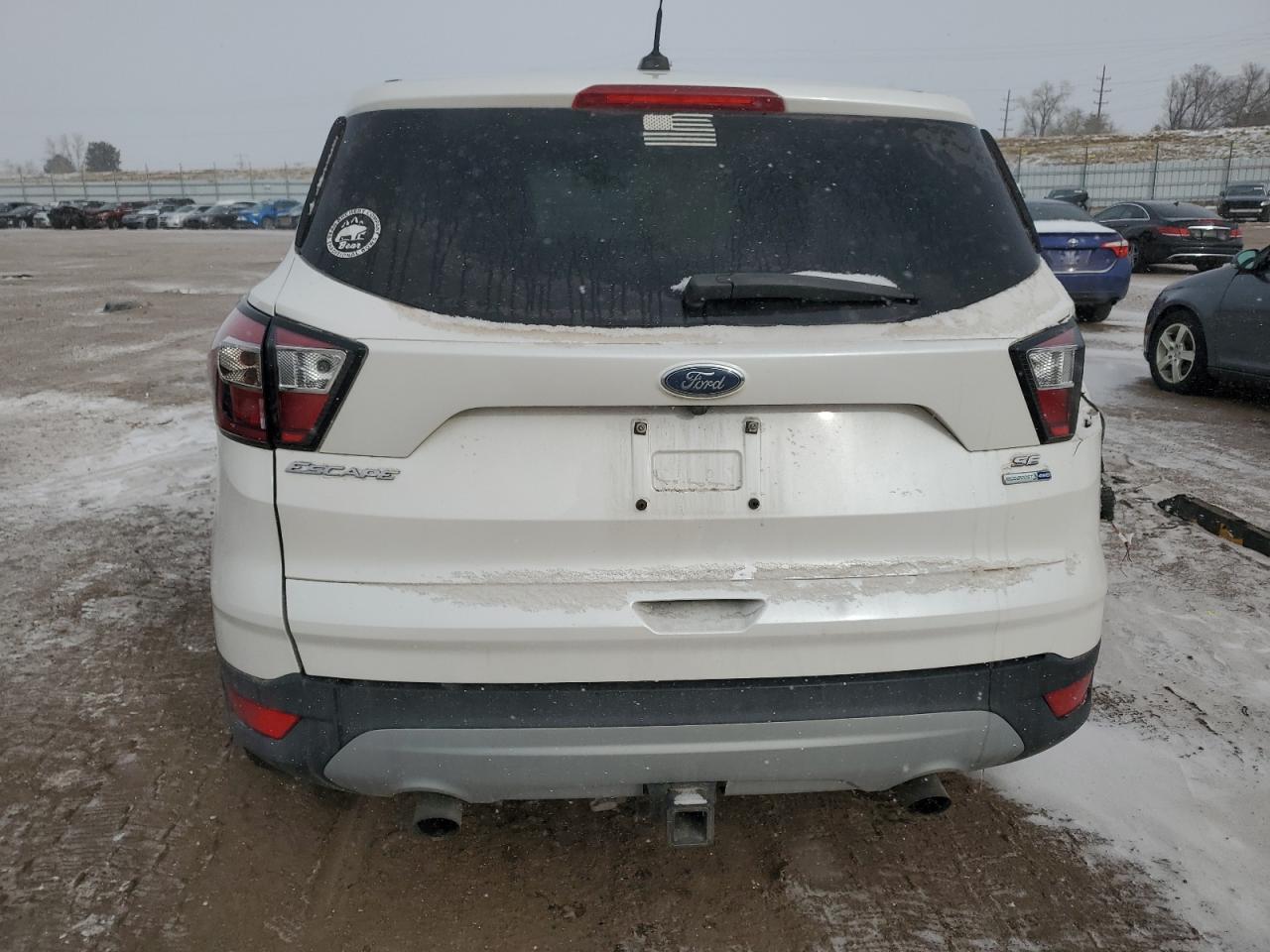 2017 Ford Escape VIN 1FMCU9G98HUE35603 Copart auction photo, all over damage thumbnail 6