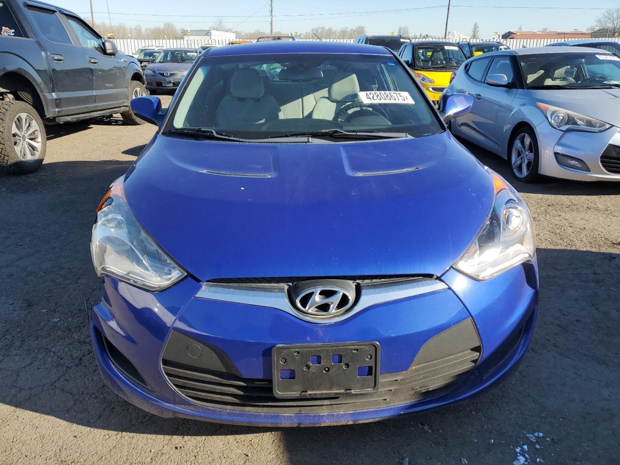 2012 Hyundai Veloster VIN KMHTC6AD9CU037145 Copart auction photo, all over / undercarriage damage thumbnail 5