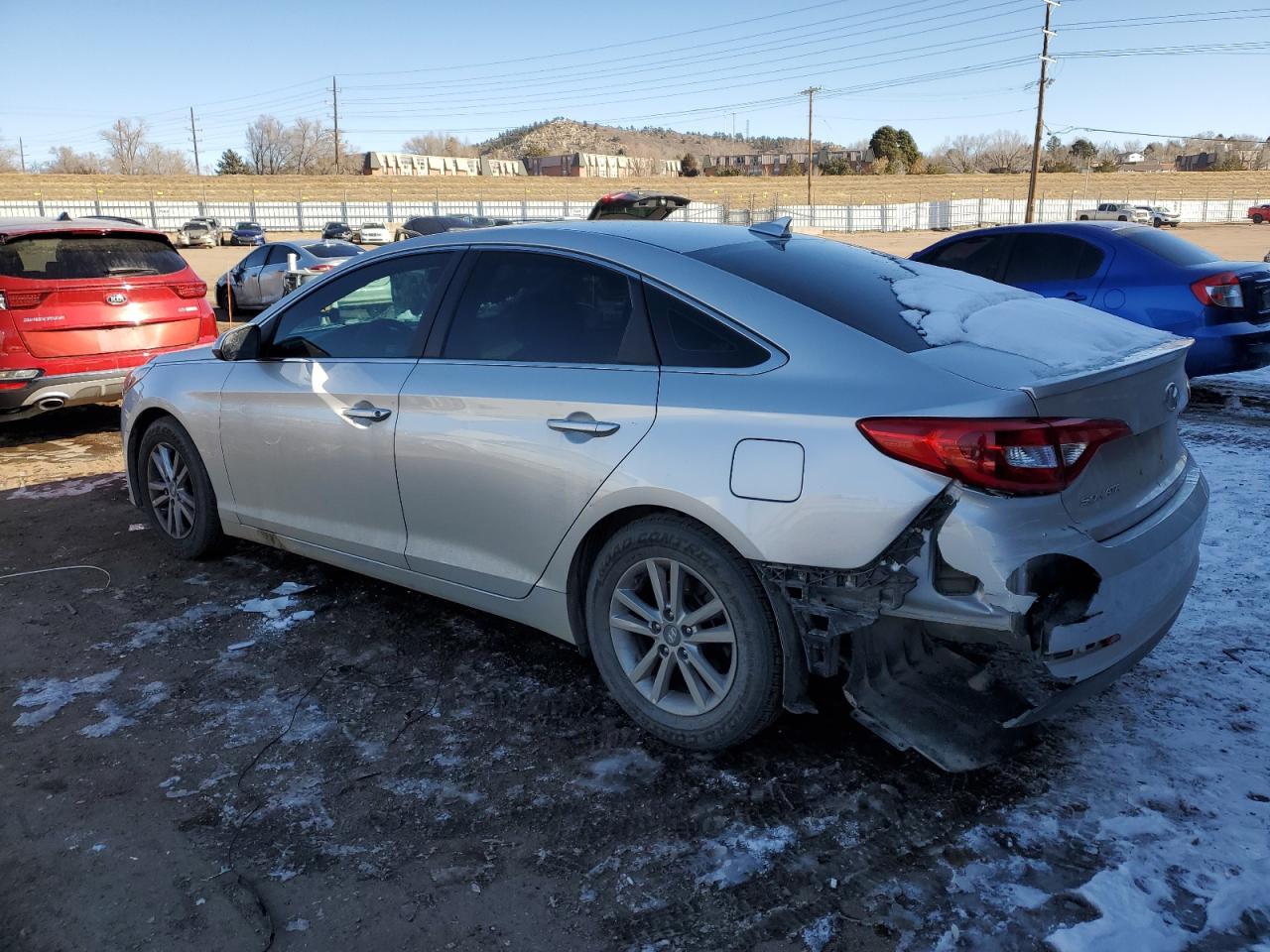2016 Hyundai Sonata VIN 5NPE24AF6GH346075 Copart auction photo, rear end damage thumbnail 2