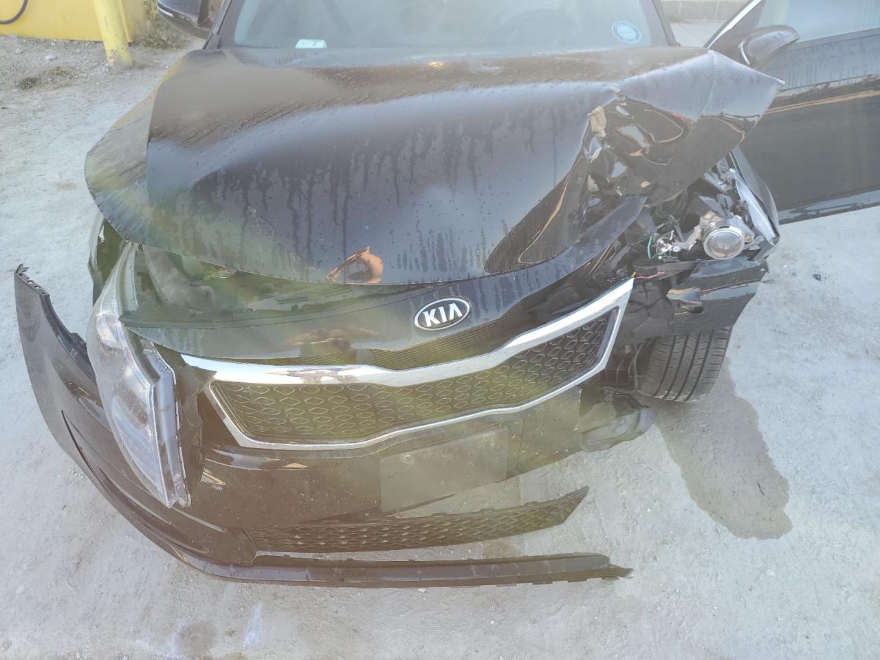 2013 KIA Optima VIN 5XXGM4A74DG195336 Copart auction photo, front end / side damage thumbnail 11