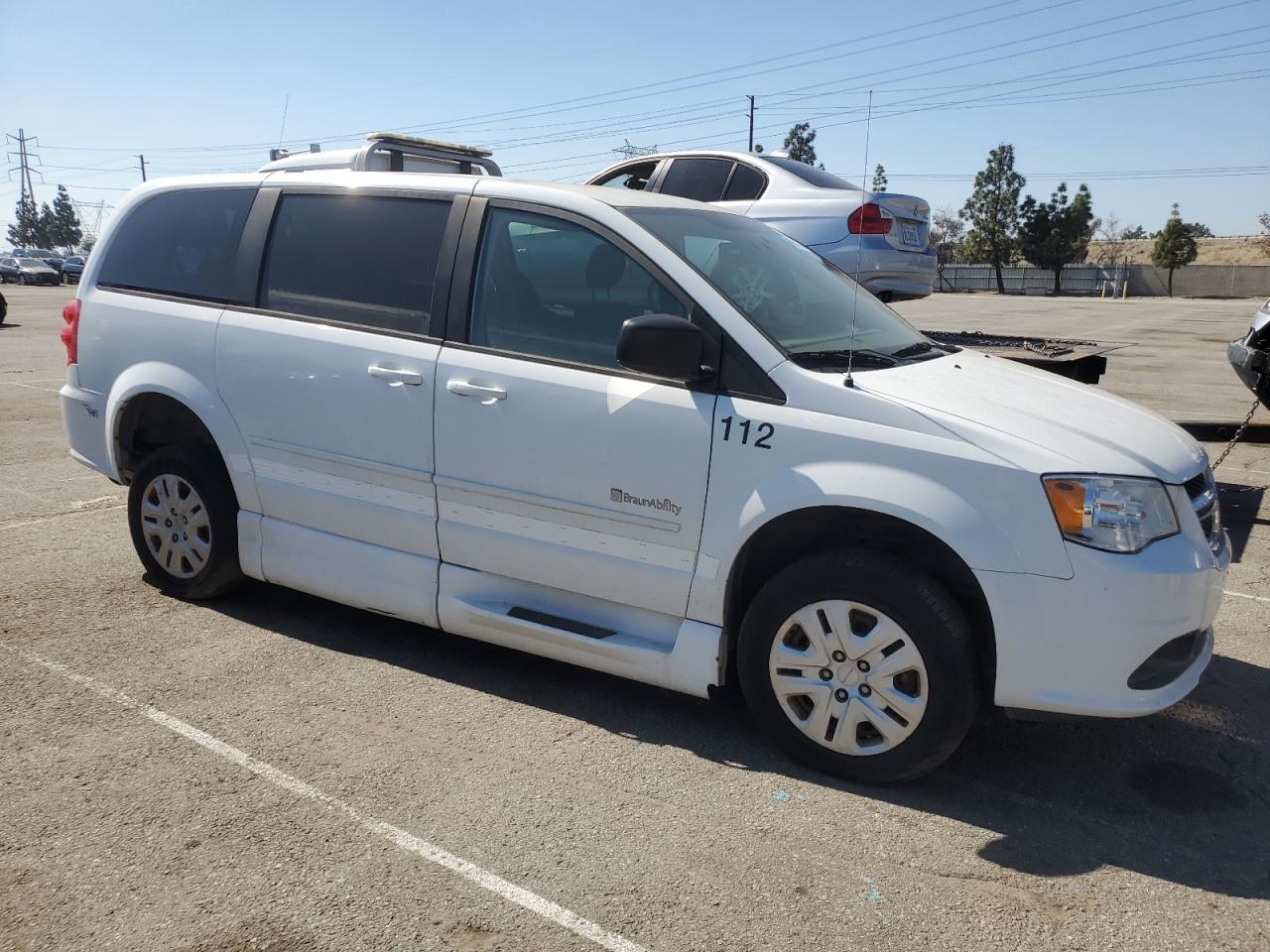 2014 Dodge Caravan VIN 2C7WDGBG1ER432243 Copart auction photo, mechanical damage thumbnail 4