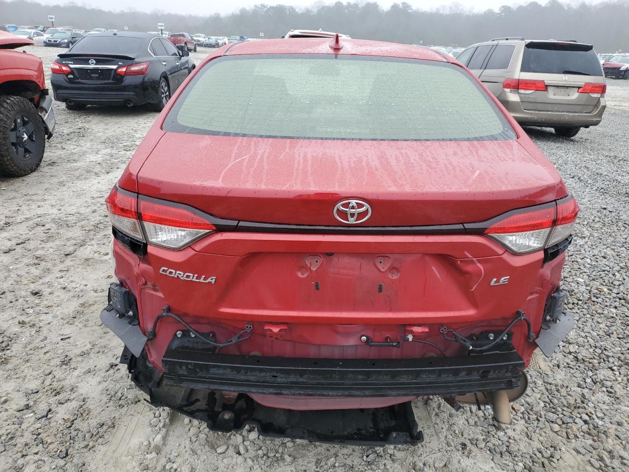 2021 Toyota Corolla VIN JTDVPMAE0MJ121517 Copart auction photo, all over damage thumbnail 6