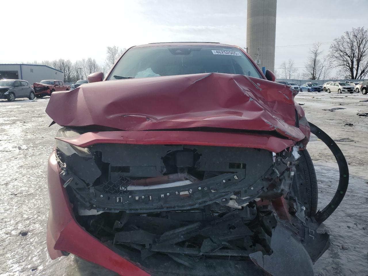 2020 Mazda CX-5 VIN JM3KFBCM3L0738436 Copart auction photo, front end damage thumbnail 5