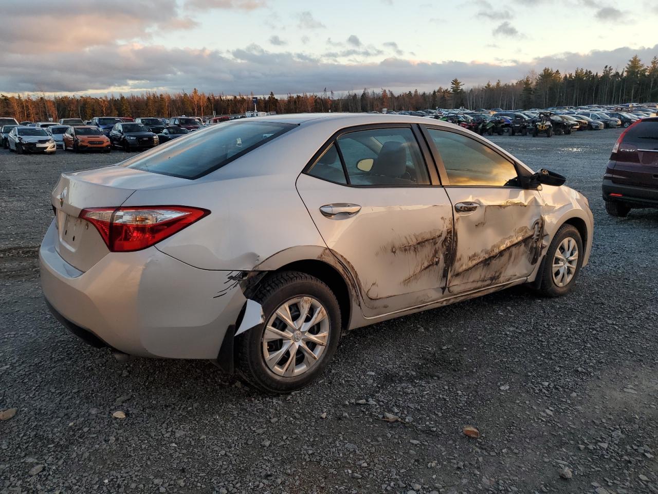 2014 Toyota Corolla VIN 2T1BURHE1EC109226 Copart auction photo, all over damage thumbnail 3