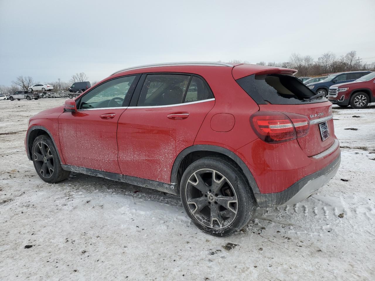 2018 Mercedes-Benz GLA-klasse VIN WDCTG4EB8JJ463021 Copart auction photo, vandalism damage thumbnail 2