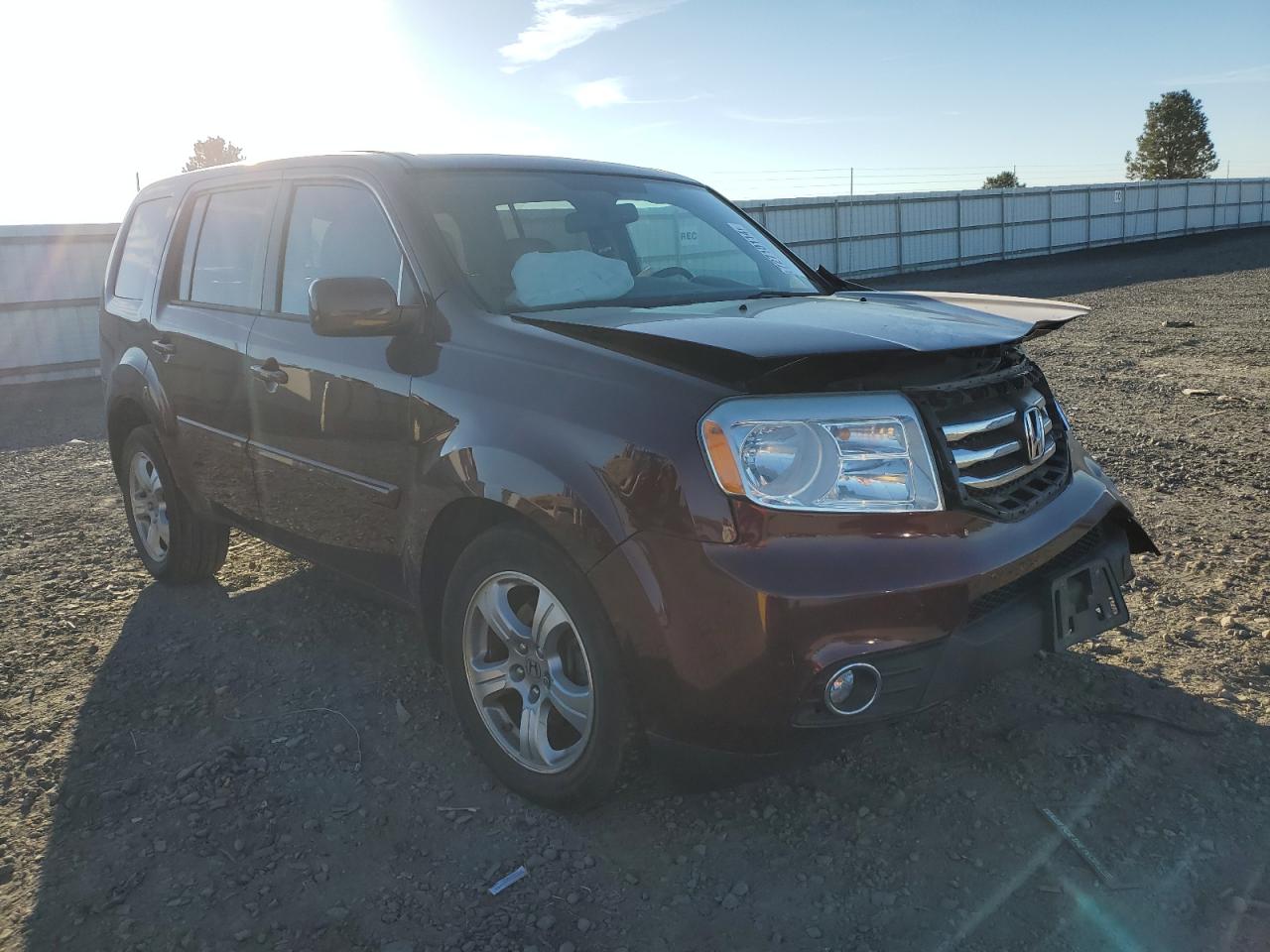 2014 Honda Pilot VIN 5FNYF4H5XEB023951 Copart auction photo, front end damage thumbnail 4