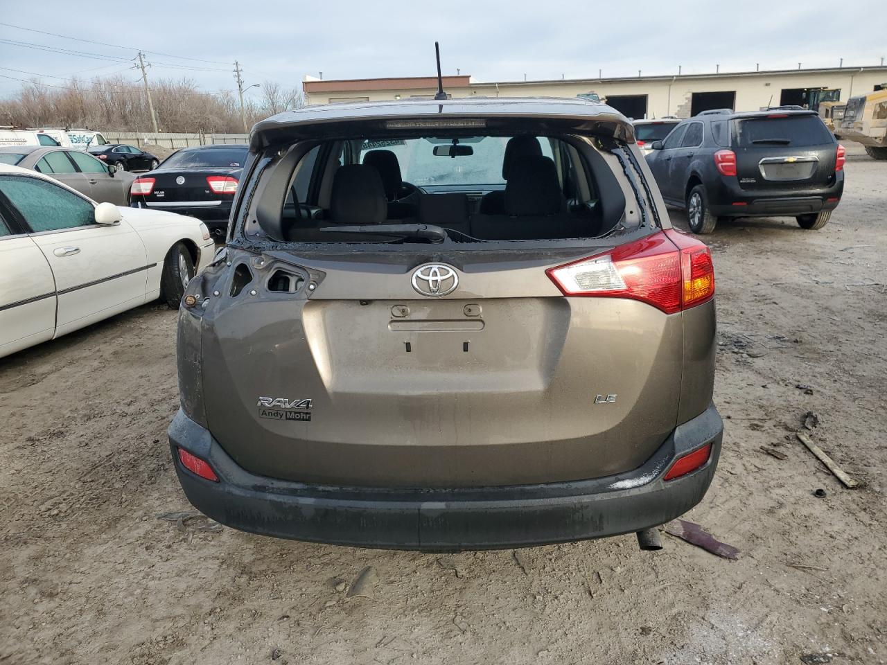 2015 Toyota RAV 4 VIN 2T3ZFREV7FW204913 Copart auction photo, side / rear end damage thumbnail 6