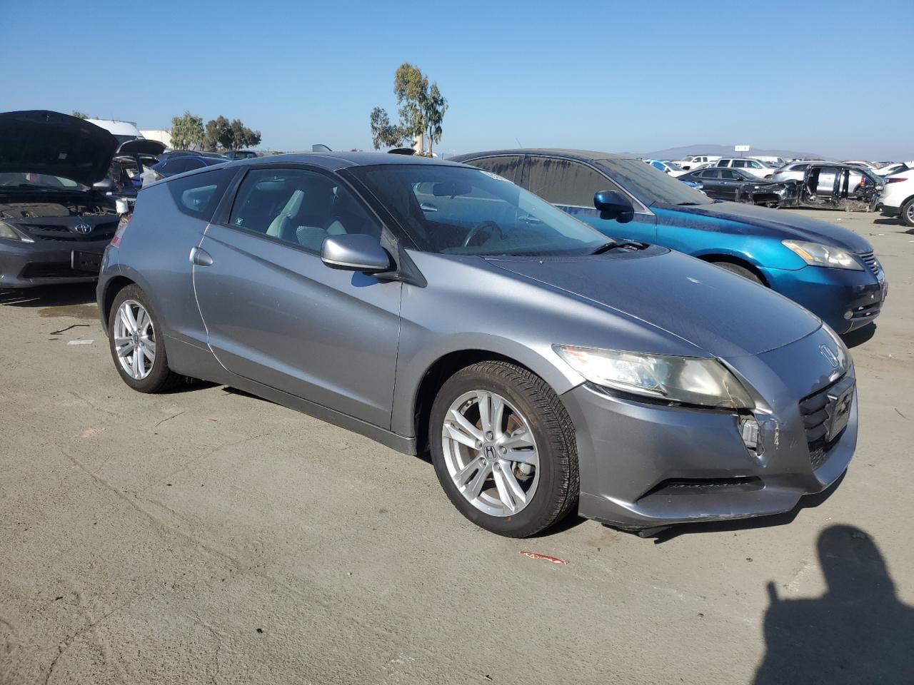 2011 Honda CR-Z VIN JHMZF1C46BS008457 Copart auction photo, rear end damage thumbnail 4