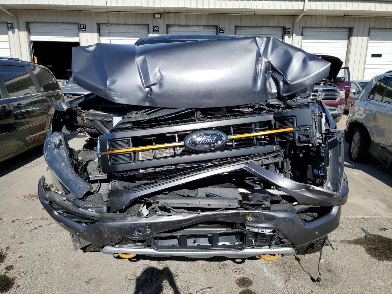 2023 Ford F-150 VIN 1FTEW1E80PFA71893 Copart auction photo, front end / minor dent/scratches damage thumbnail 5