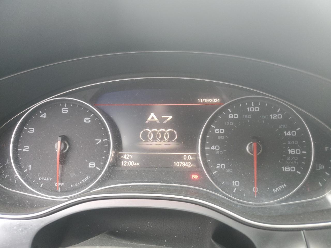 2016 Audi A7 VIN WAU2GAFC9GN007664 Copart auction photo, front end damage thumbnail 9