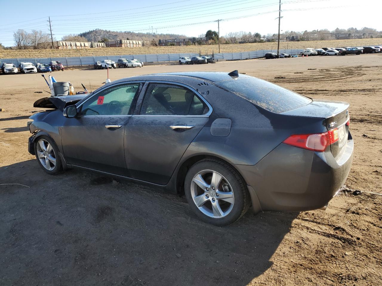 2012 Acura TSX VIN JH4CU2F4XCC016697 Copart auction photo, front end / side damage thumbnail 2