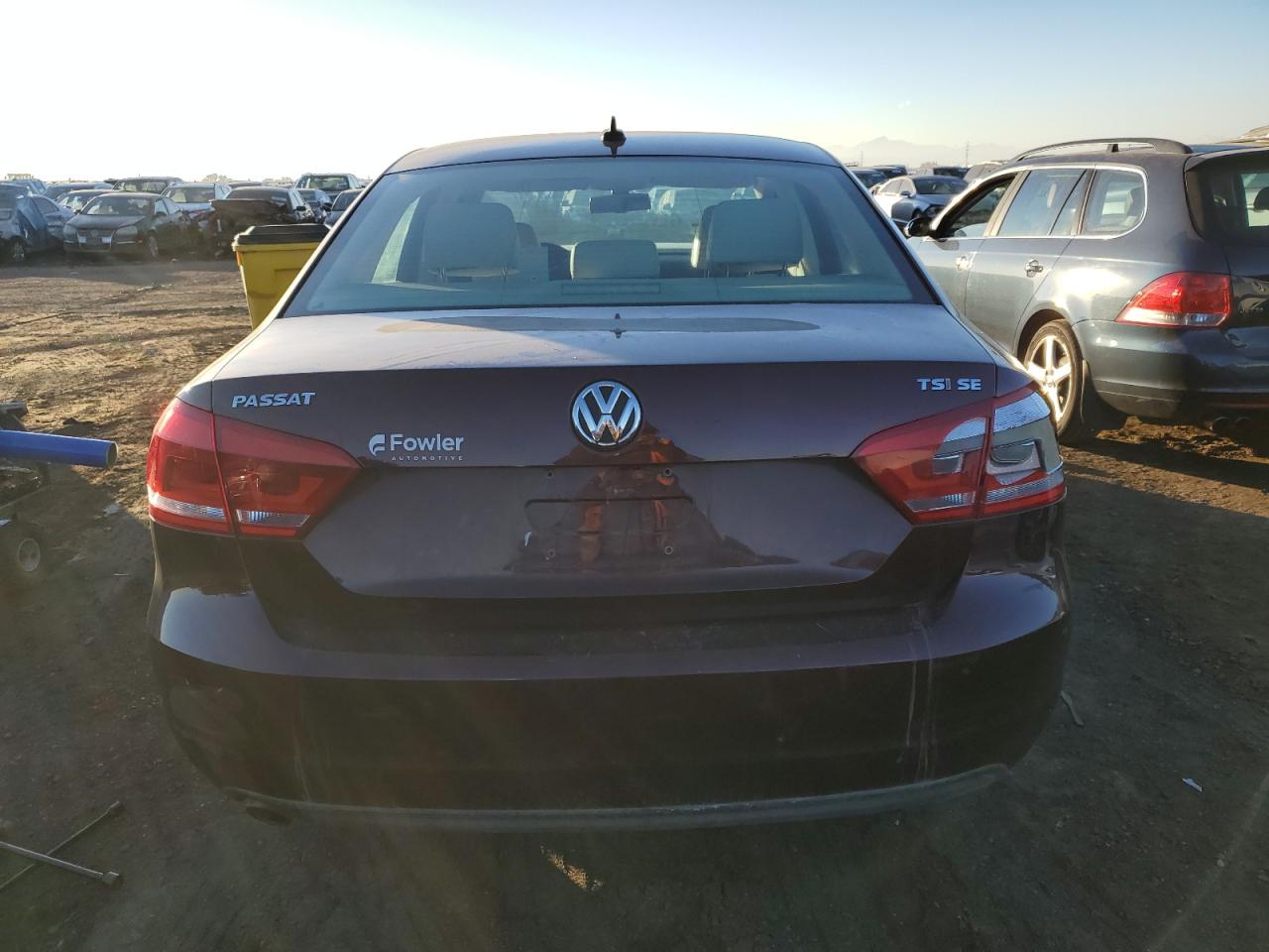 2014 Volkswagen Passat VIN 1VWBS7A39EC034154 Copart auction photo, front end damage thumbnail 6