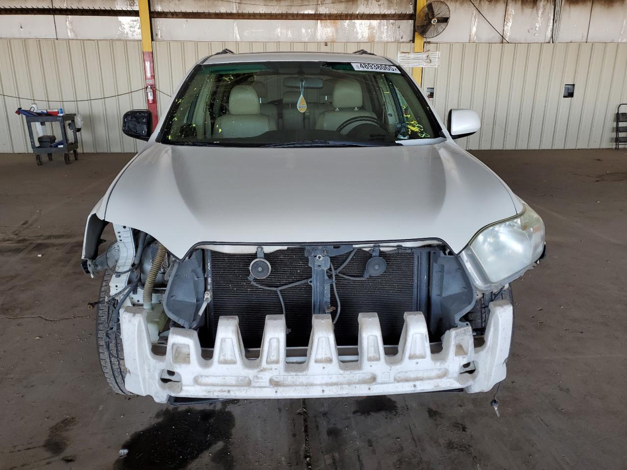 2010 Toyota Highlander VIN 5TDKK3EH8AS012818 Copart auction photo, front end / rear end damage thumbnail 5