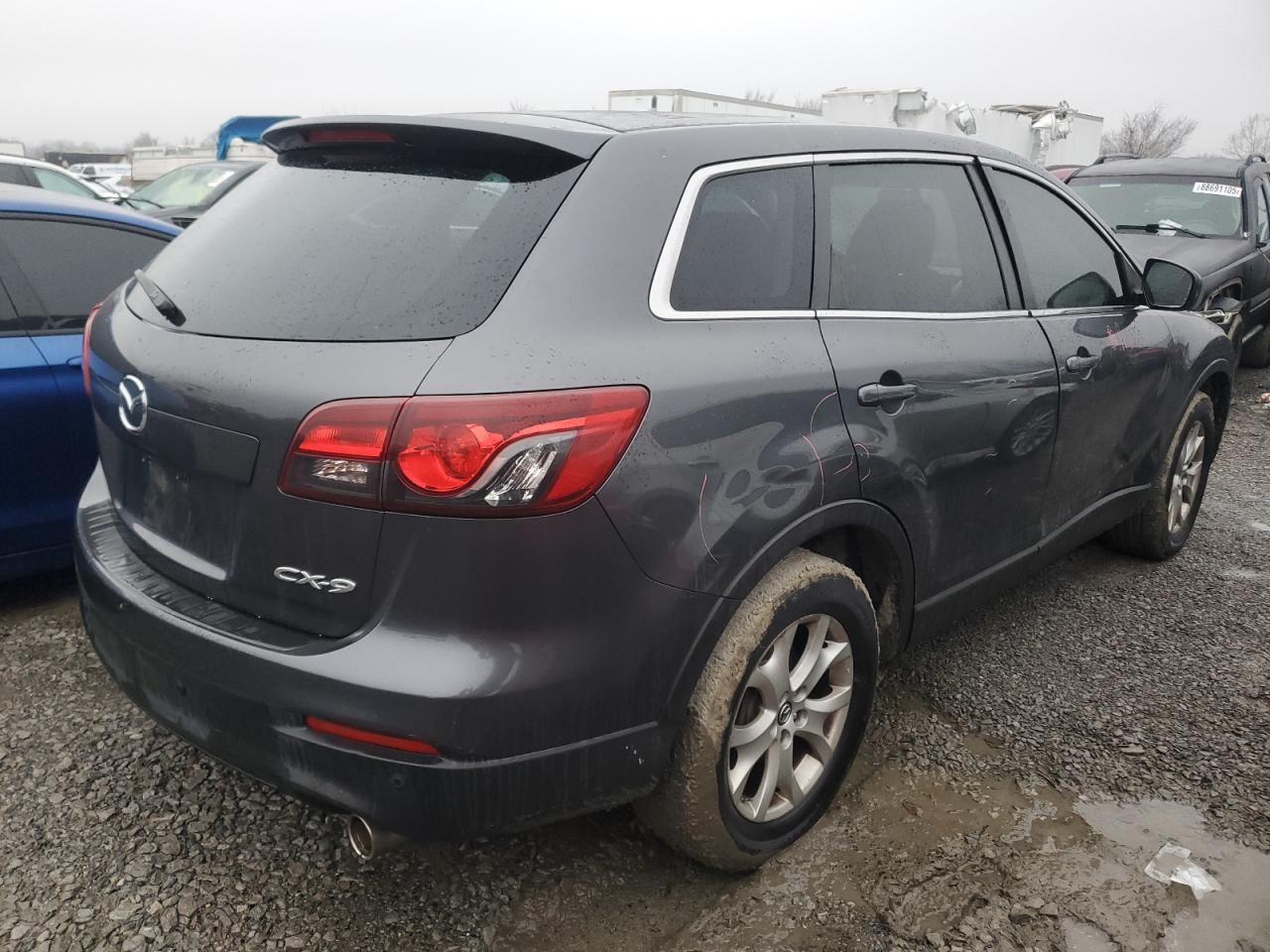 2013 Mazda CX-9 VIN JM3TB2CA9D0405469 Copart auction photo, side damage thumbnail 3