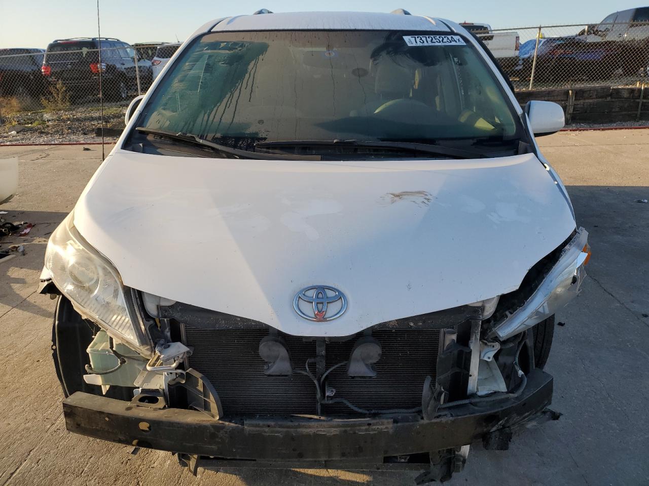 2013 Toyota Sienna VIN 5TDKK3DC1DS331388 Copart auction photo, all over damage thumbnail 5