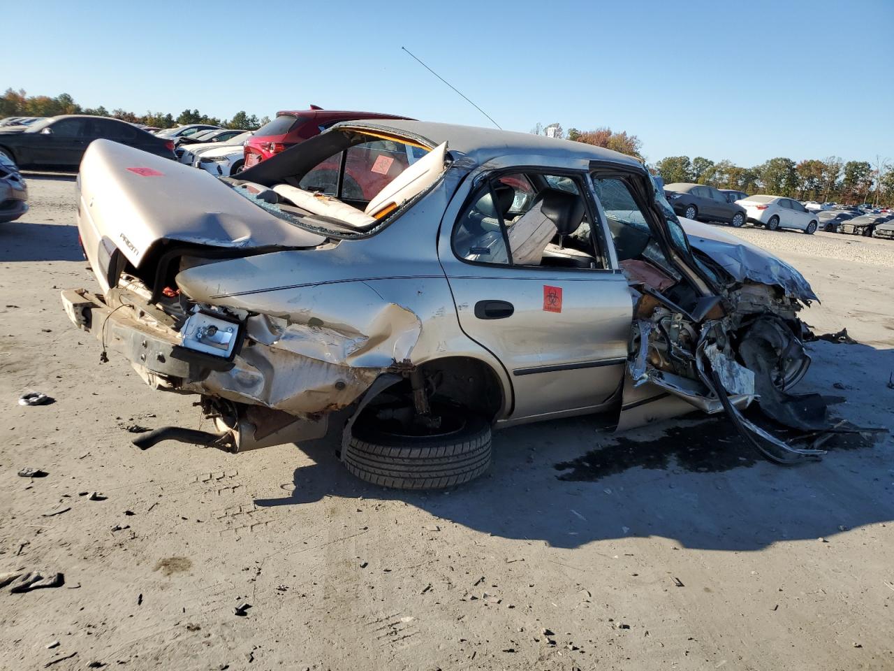 1994 GEO Prizm VIN 1Y1SK5362RZ083578 Copart auction photo, all over / minor dent/scratches damage thumbnail 3