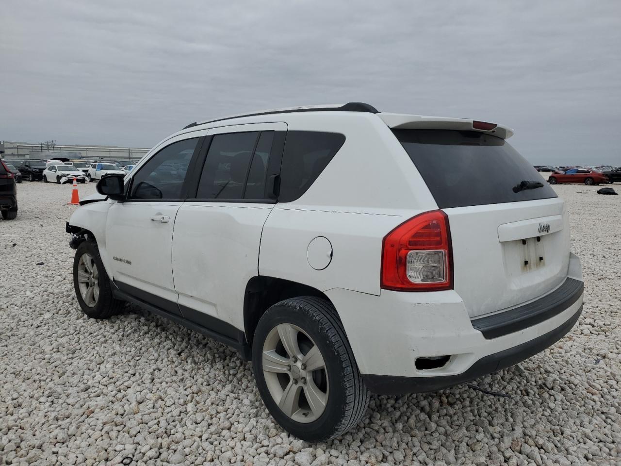 2012 Jeep Compass VIN 1C4NJCBA8CD575258 Copart auction photo, front end / side damage thumbnail 2