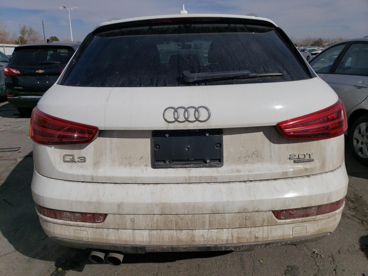 2016 Audi Q3 VIN WA1EFCFS3GR010360 Copart auction photo, front end / minor dent/scratches damage thumbnail 6