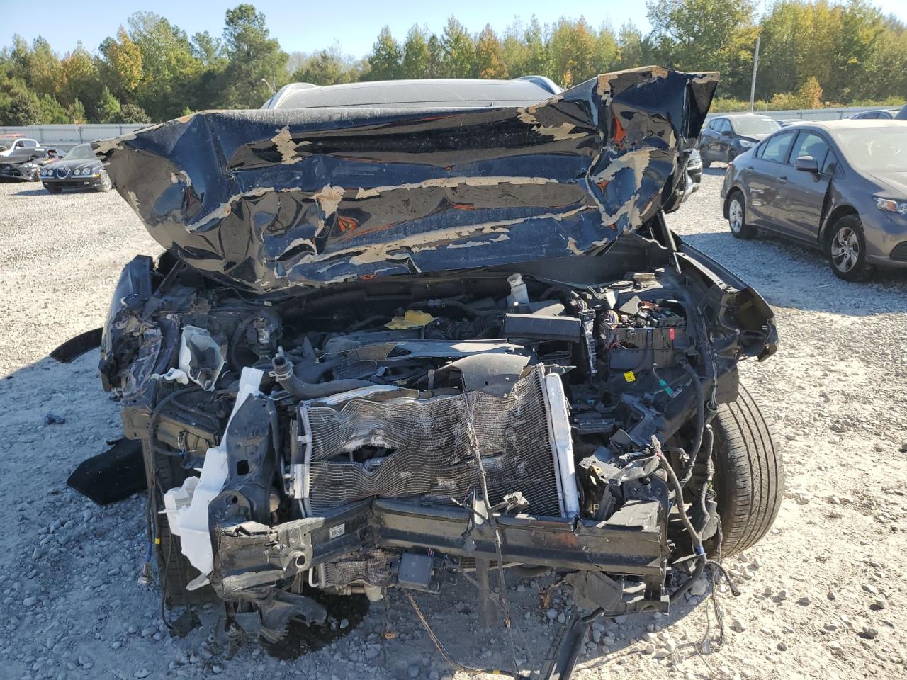 2023 Hyundai Palisade VIN KM8R54GE1PU494630 Copart auction photo, front end damage thumbnail 5