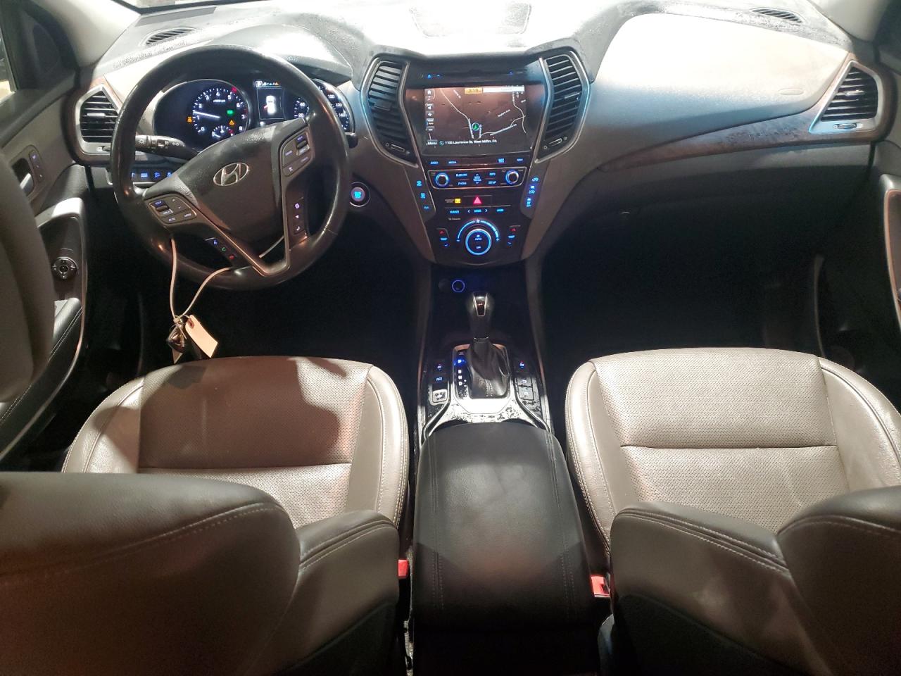 2018 Hyundai Santa Fe VIN KM8SRDHF0JU292060 Copart auction photo, front end damage thumbnail 8