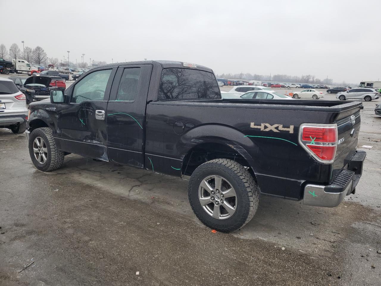 2013 Ford F-150 VIN 1FTEX1EM3DFA07577 Copart auction photo, front end / side damage thumbnail 2