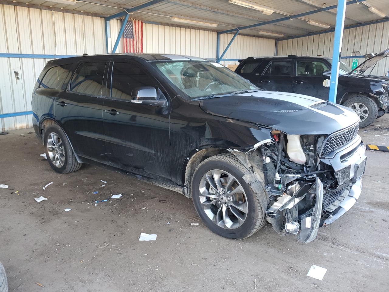 2019 Dodge Durango VIN 1C4SDJCT1KC692621 Copart auction photo, front end damage thumbnail 4