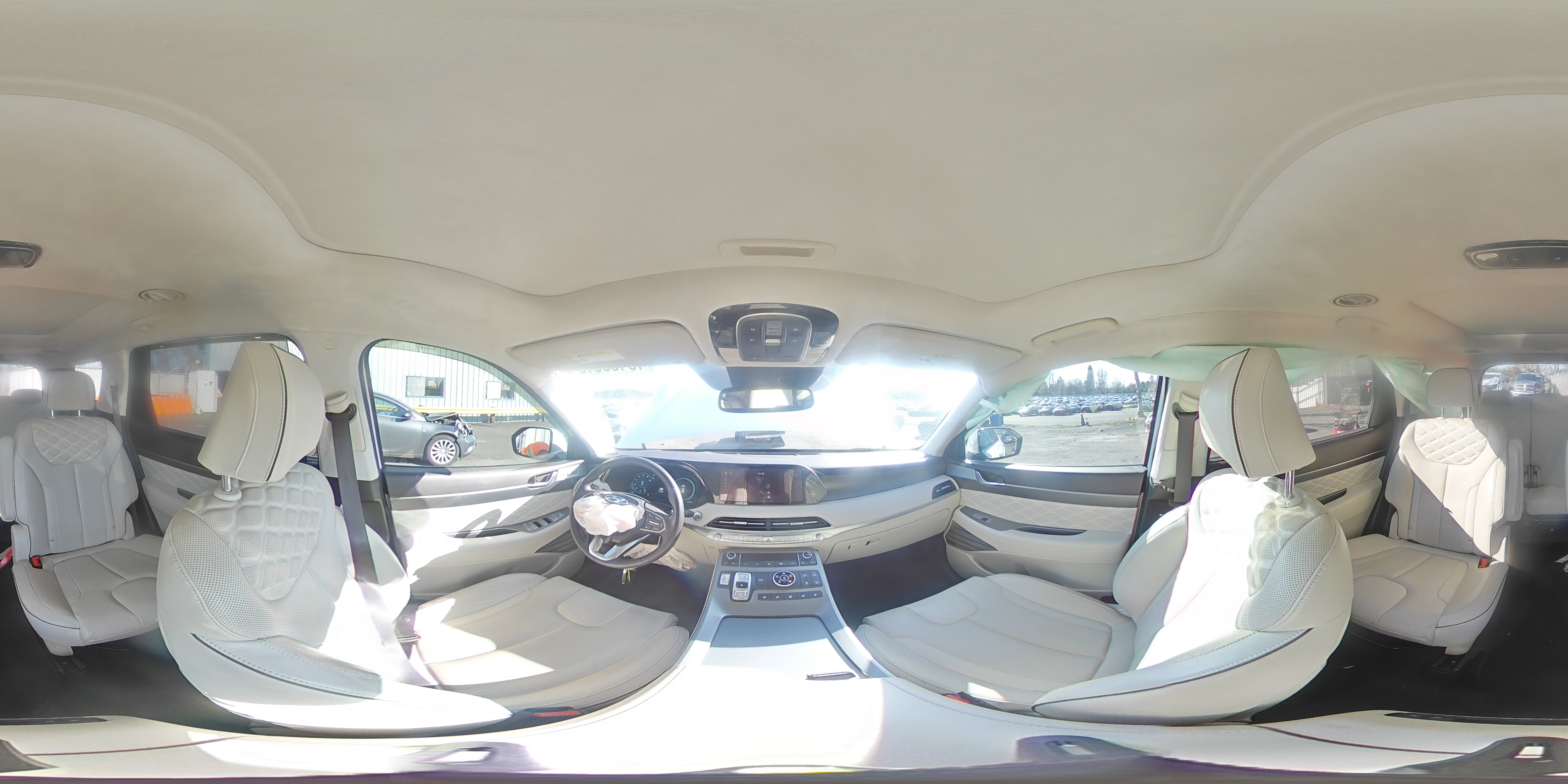 2021 Hyundai Palisade VIN KM8R7DHEXMU181774 Copart auction photo, front end / mechanical damage thumbnail 14