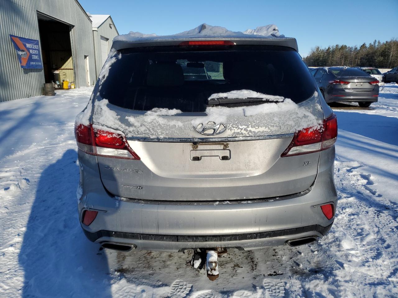 2017 Hyundai Santa Fe VIN KM8SM4HF3HU193497 Copart auction photo, rollover damage thumbnail 6
