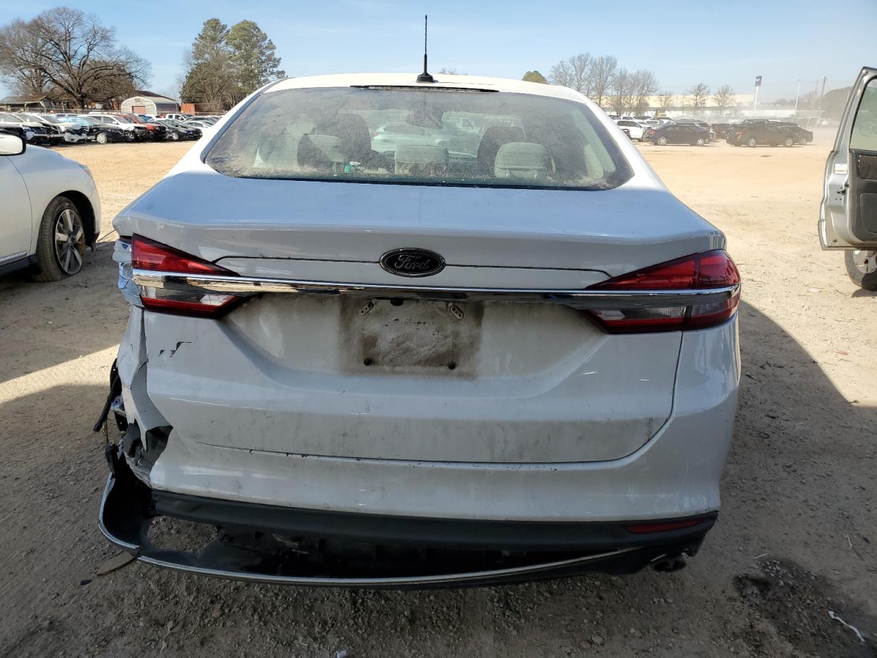 2017 Ford Fusion VIN 3FA6P0G73HR377397 Copart auction photo, front end / rear end damage thumbnail 6