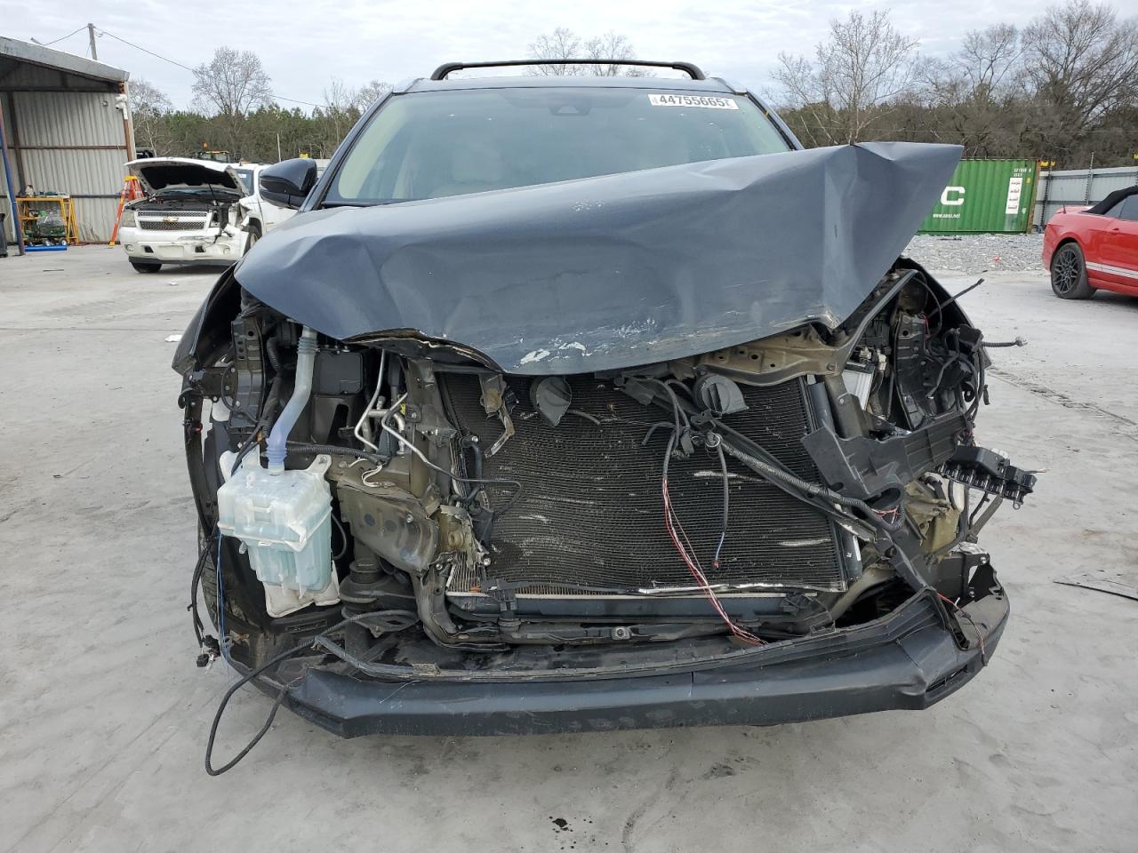 2018 Toyota Highlander VIN 5TDYZRFH7JS239666 Copart auction photo, front end damage thumbnail 5
