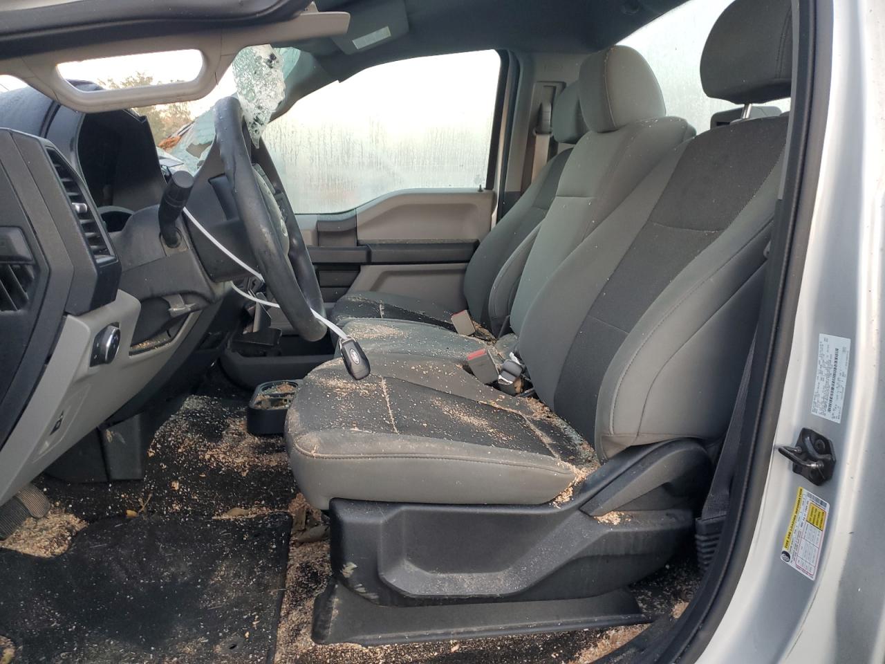 2018 Ford F-150 VIN 1FTMF1CB8JKD12155 Copart auction photo, top/roof damage thumbnail 7