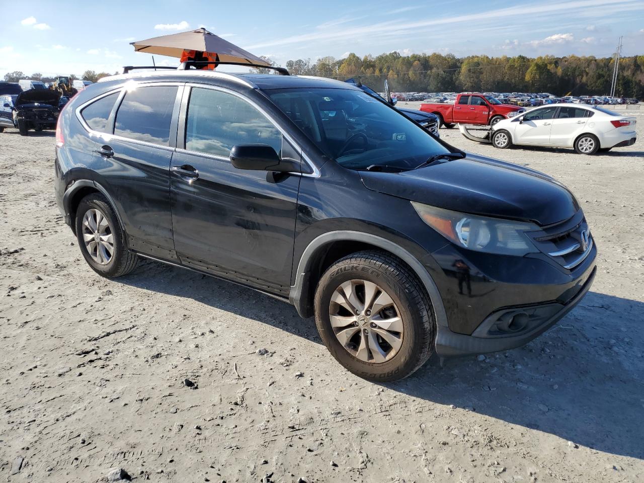 2014 Honda CR-V VIN 2HKRM4H79EH625155 Copart auction photo, rear end damage thumbnail 4