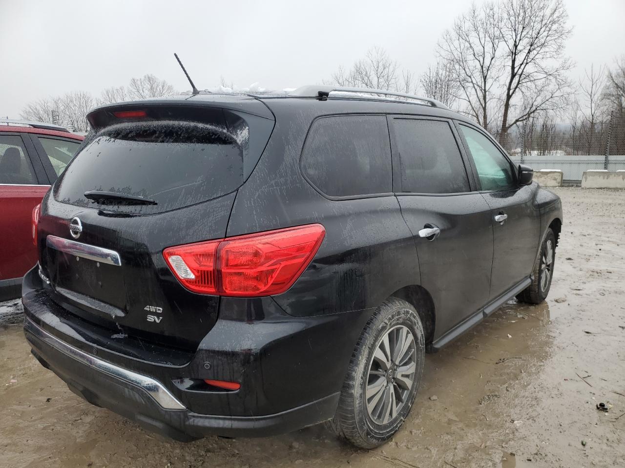2017 Nissan Pathfinder VIN 5N1DR2MM3HC614854 Copart auction photo, front end damage thumbnail 3