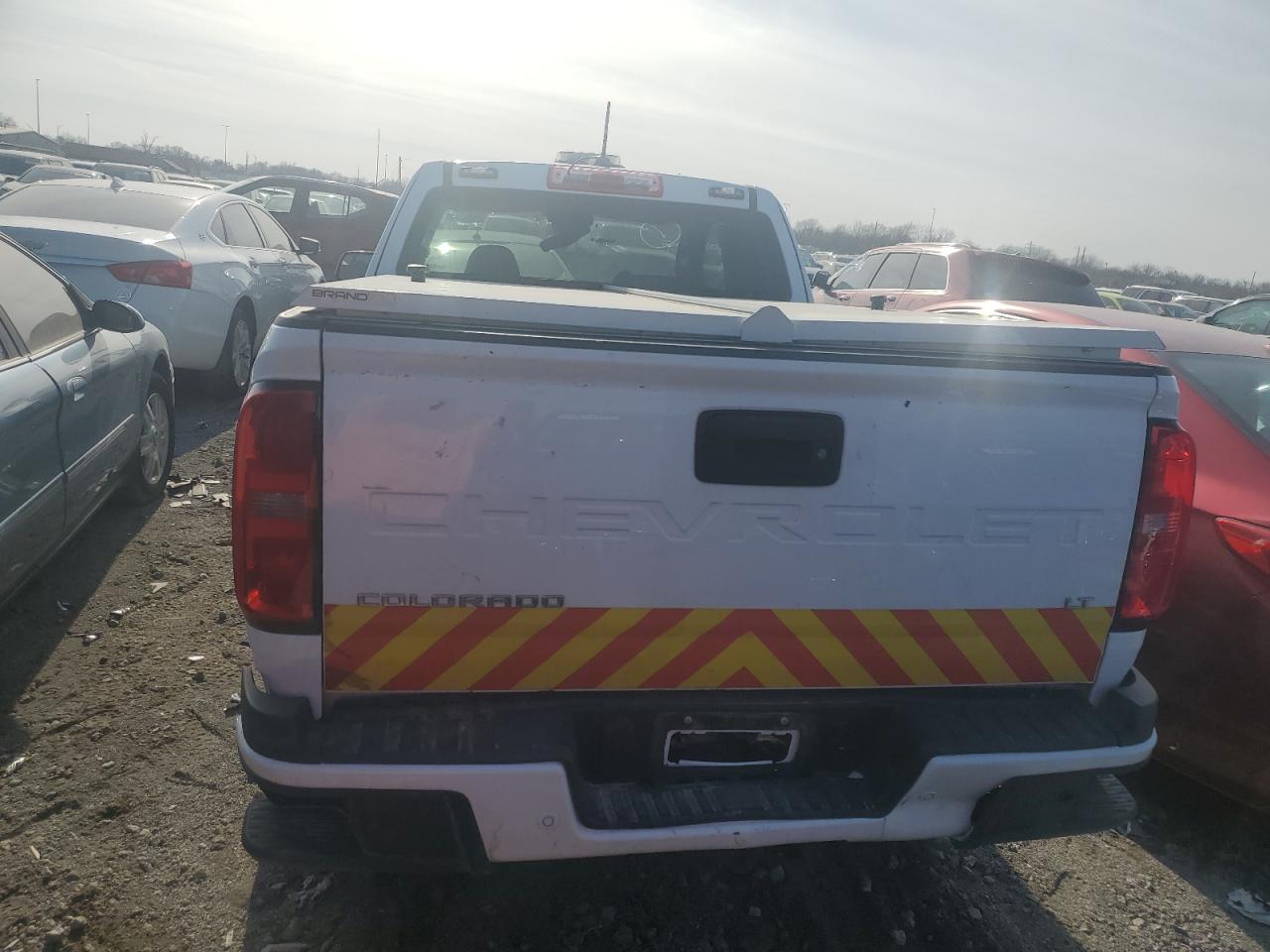 2022 Chevrolet Colorado VIN 1GCHSCEAXN1192917 Copart auction photo, rear end / minor dent/scratches damage thumbnail 6